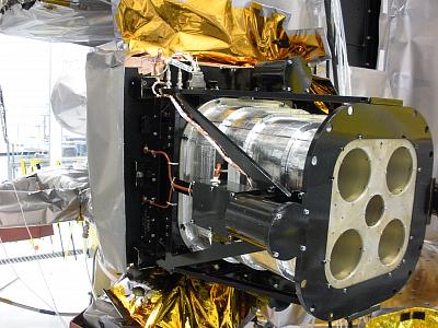Лунный исследовательский нейтронный детектор ЛЕНД, установленный на борту КА ЛРО (NASA). Фотография ИКИ РАН
