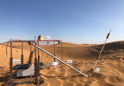 Оборудование при проведении полевых экспериментов по наблюдения трибоэффекта в Калмыкии