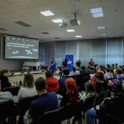 День открытых дверей в ИКИ РАН 8 октября 2022 г. Фото: Т. Жаркова, ИКИ РАН