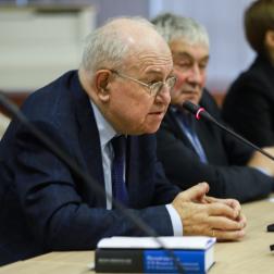Дни космической науки ИКИ РАН 2022. Владислав Александрович Лекторский, академик РАН, главный научный сотрудник Института философии РАН. Фото: Т. Жаркова, ИКИ РАН