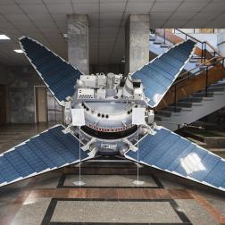 Макет аппарата «Интербол» в ИКИ РАН. Изображение: ИКИ РАН