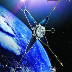 Спутник серии «Прогноз» в перигее