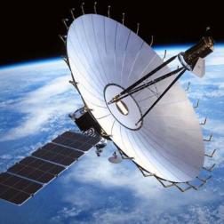 Общий вид спутника «Спектр-Р». Изображение: АКЦ ФИАН