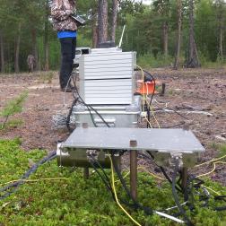 Калибровка прибора АДРОН-ЛР миссии «Луна-25» на естественных грунтах с вечной мерзлотой в Якутии. Фото ИКИ РАН