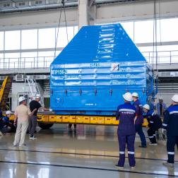 Доставка автоматической станции «Луна-25» на космодром Восточный. Фото Космического центра «Восточный» (ЦЭНКИ)
