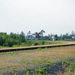 Вывоз ракеты «Союз-2.1б» с автоматической станцией «Луна-25» на стартовый комплекс космодрома Восточный. Фото Космического центра «Восточный» (ЦЭНКИ)