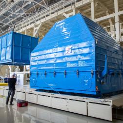 Доставка автоматической станции «Луна-25» на космодром Восточный. Фото Космического центра «Восточный» (ЦЭНКИ)