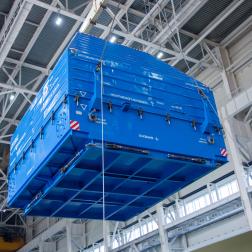 Доставка автоматической станции «Луна-25» на космодром Восточный. Фото Космического центра «Восточный» (ЦЭНКИ)