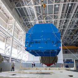 Доставка автоматической станции «Луна-25» на космодром Восточный. Фото Космического центра «Восточный» (ЦЭНКИ)