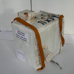 БТН-МД в сборе с БТН-МФ с радиаторами закрытыми временными теплоизолирующими чехлами перед отправкой на МКС. Фото ИКИ РАН