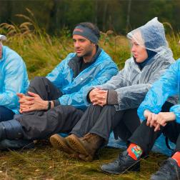 Кандидаты в экипаж эксперимента SIRIUS-23 на практическом курсе по выживанию на территории Смоленской области 7-8 сентября 2023 г. Фотография: ИМБП РАН