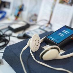 Открытие Третьей международной конференции «Наука на МКС» 20 ноября 2023 г. Выставка. Фото: Ю. Матросова, РАН