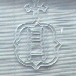 Проволочная филигрань на сетке для изготовления бумаги. Фотография сделана Е.В. Ухановой (ГИМ) на старейшей в Европе бумажной мельнице в Фабриано (Италия)