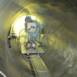 Испытания зеркальной системы в комплекте в рентгеновским детектором телескопа ART-XC. Июнь 2016 г. Фото ИКИ РАН