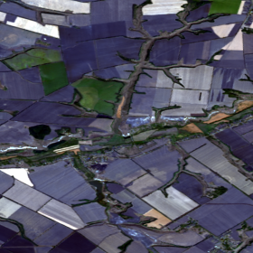 Пример данных КА «Зоркий-2М» (Sitronics Space) и сравнение их с данными спутников Landsat (NASA) и Sentinel 2 (ESA). Изображение: ИС ВЕГА-Science