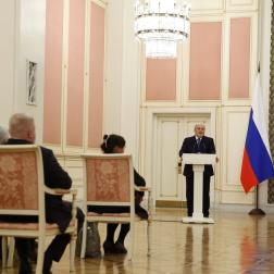 Председатель Правительства России Михаил Мишустин вручил премии Правительства в области науки и техники 27 ноября 2024 г. Фотография: Правительство России