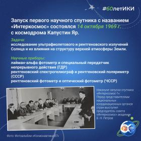 60 лет — 60 фактов об истории ИКИ: 1969