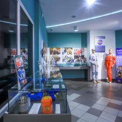 Выставка «Человек и космос: открытия и достижения» в Алтайском государственном мемориальном музее Г. С. Титова (Полковниково, Алтайский край), 2025 г. Фото: Т. Д. Жаркова, ИКИ РАН