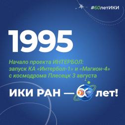 60 лет — 60 фактов об истории ИКИ: 1995