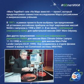 60 лет — 60 фактов об истории ИКИ: 1997