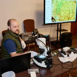 «Космическая экспедиция Первых 2025». Лекция Максима Зайцева (ИКИ РАН). Фотография: Владислав Озерецковский