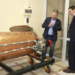 Визит Дениса Секиринского, заместителя министра науки и высшего образования России, в ИКИ РАН 16 октября 2025 г. Фотография: Т. Д. Жаркова, НОЦ ИКИ РАН