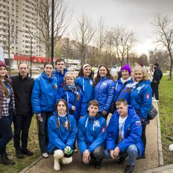 Акция «Сад памяти» в Гольяново 17 апреля 2026 г. Фотография: оргкомитет Международной акции «Сад памяти»