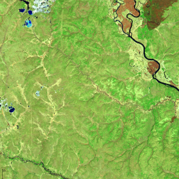 Природные пожары в Амурской области, 11.05.2026, по данным спутника Landsat-8 (USGS). Изображение получено с помощью информационной системы «ВЕГА-Science» (ИКИ РАН)