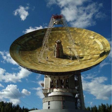 64-метровая антенна Центра дальней космической связи АО «ОКБ МЭИ» Медвежьи Озера