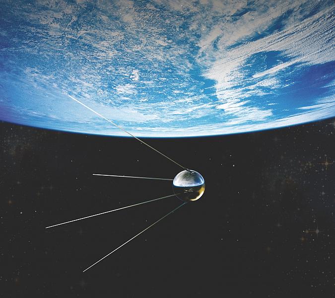 Первый искусственный спутник Земли — первое в истории человечества рукотворное космическое тело
