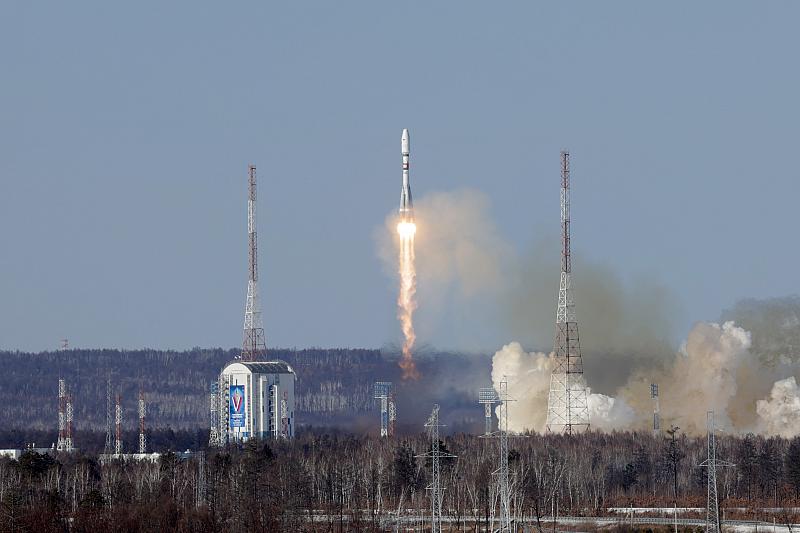 Старт ракеты-носителя «Союз-2.1б» с гидрометеорологическим спутником «Метеор-М» № 2-4 29.02.2024. Фото:  ГК «Роскосмос»